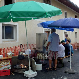 Wein und Fisch