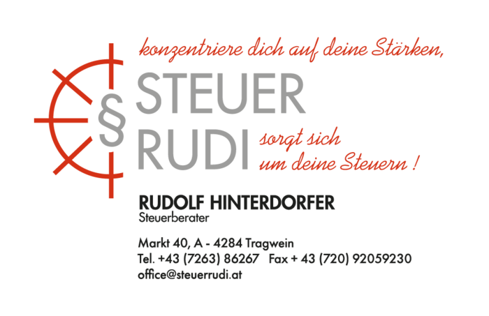 Logo Steuerrudi Einschaltung CD Präsentation