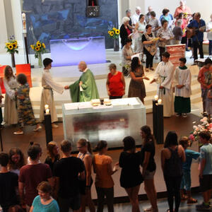 Schwungvolle Messe zum Start des heurigen Jungscharlagers