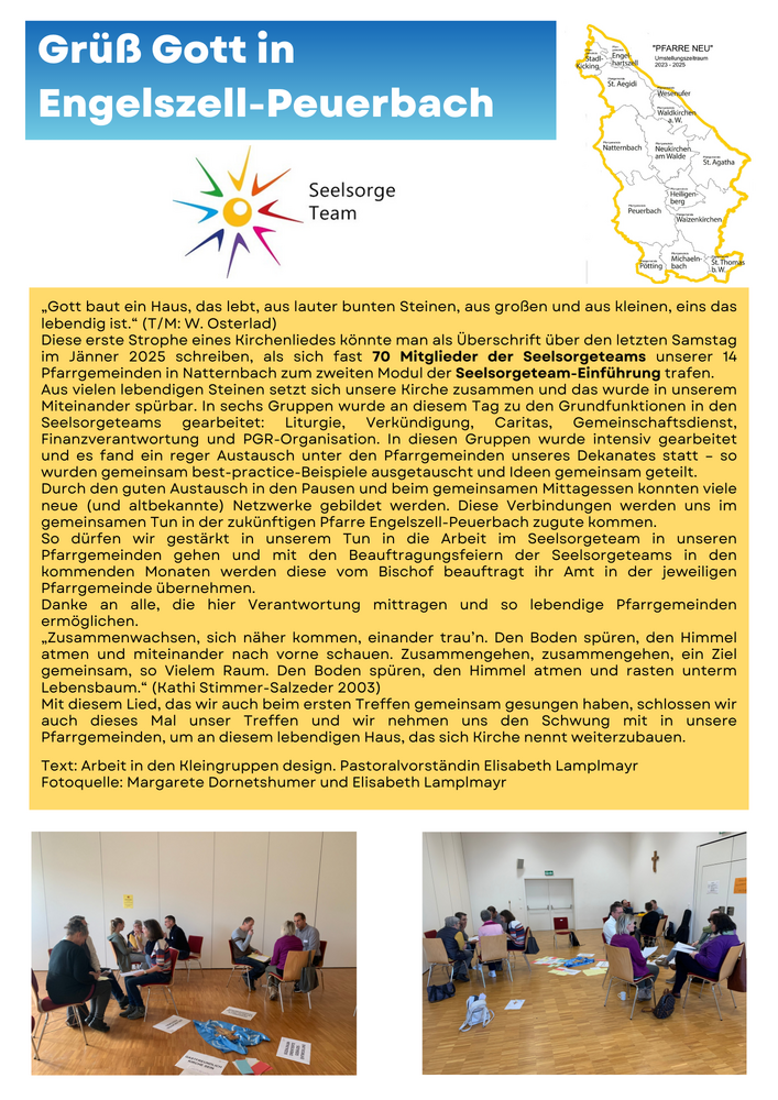 Pfarrnews Engelszell-Peuerbach - Frühjahr 2025