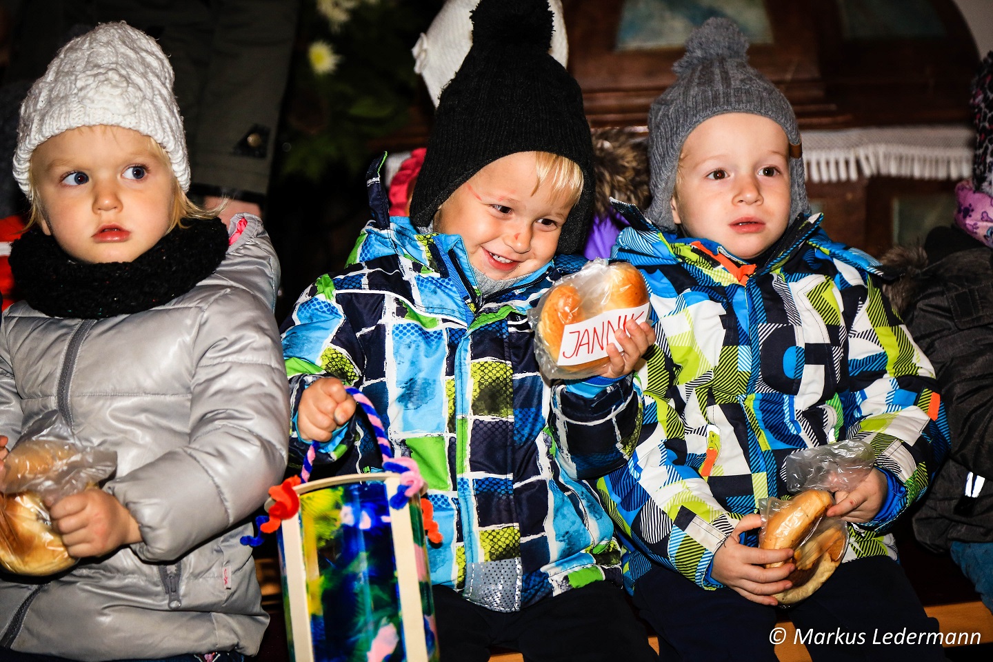 Kinder mit Kipferl
