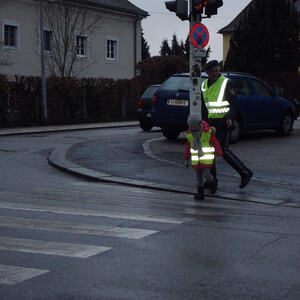 Besuch des Verkehrspolizisten
