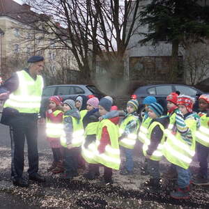 Besuch des Verkehrspolizisten